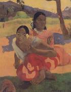 Paul Gauguin When will you Marry (mk07) oil painting on canvas